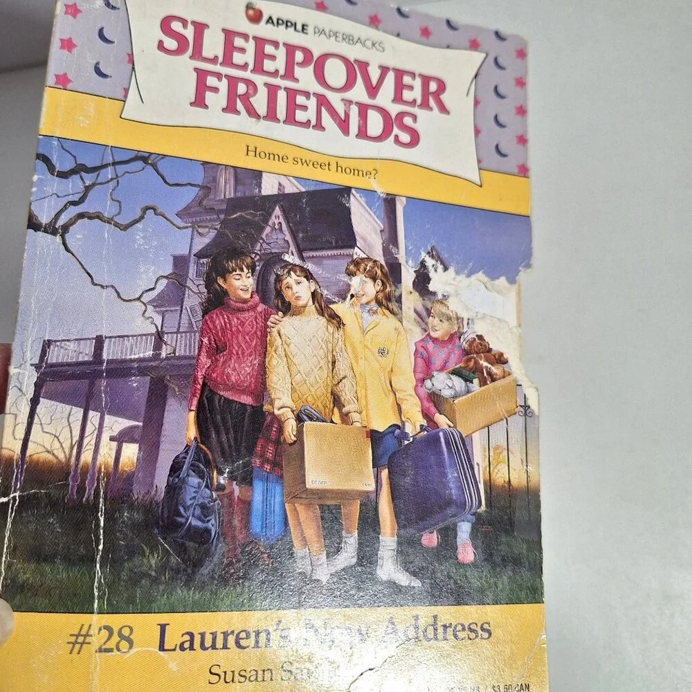 7 Sleepover Friends Book Lot Susan Saunders #s 3 4 6 7 15 20 28 Vintage - Picture 4 of 7